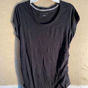 Liz Lange Maternity black short sleeve t-shirt, Sz L